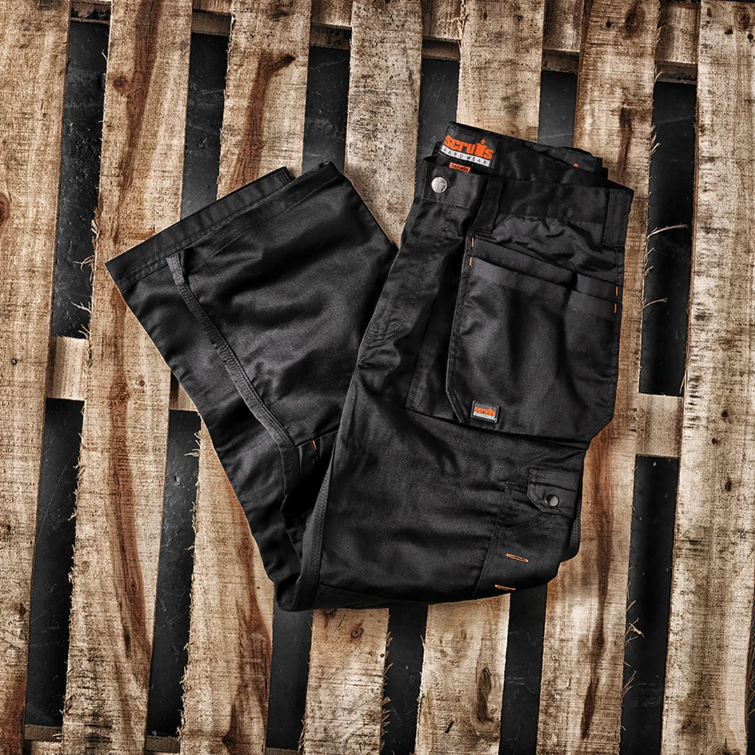 Scruffs Worker Plus Trousers Navy — Worn on Site 