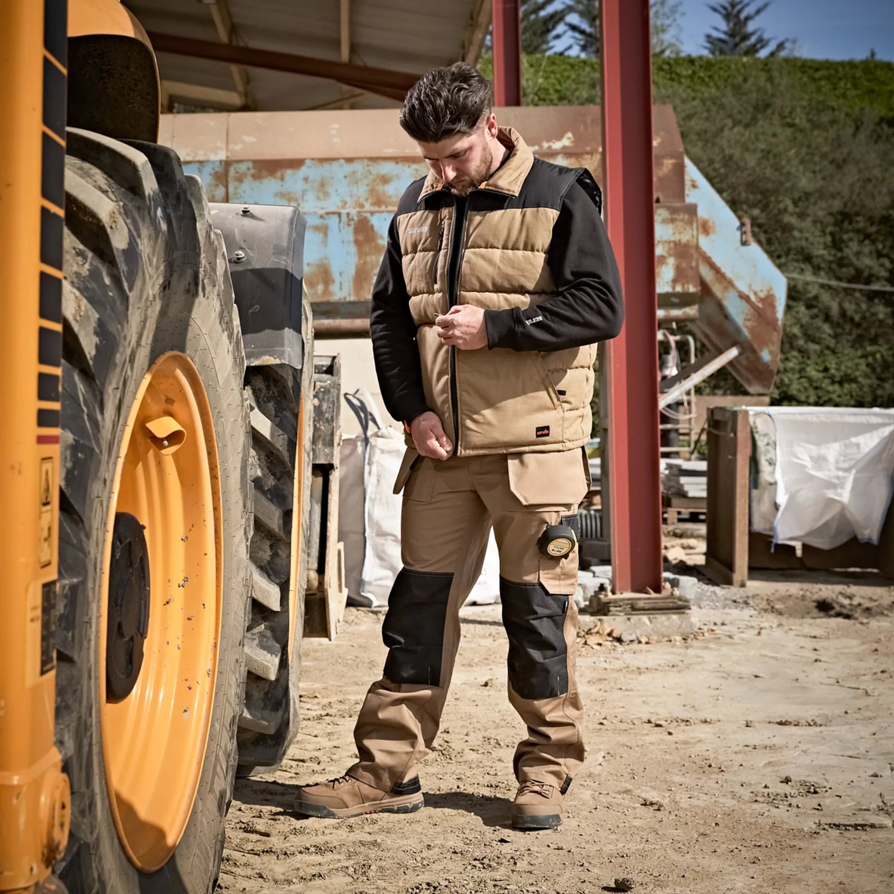 Scruffs Worker Plus Trousers Stone — Product Detail 17 #colour_stone