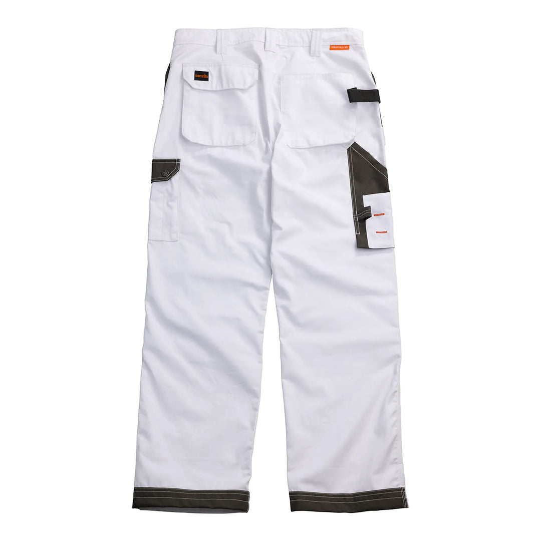 Scruffs Worker Plus Trousers White — Product Detail 406 