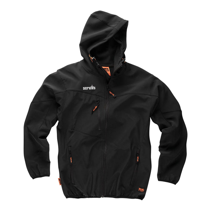 Scruffs Worker Softshell Jacket Black — Hero 