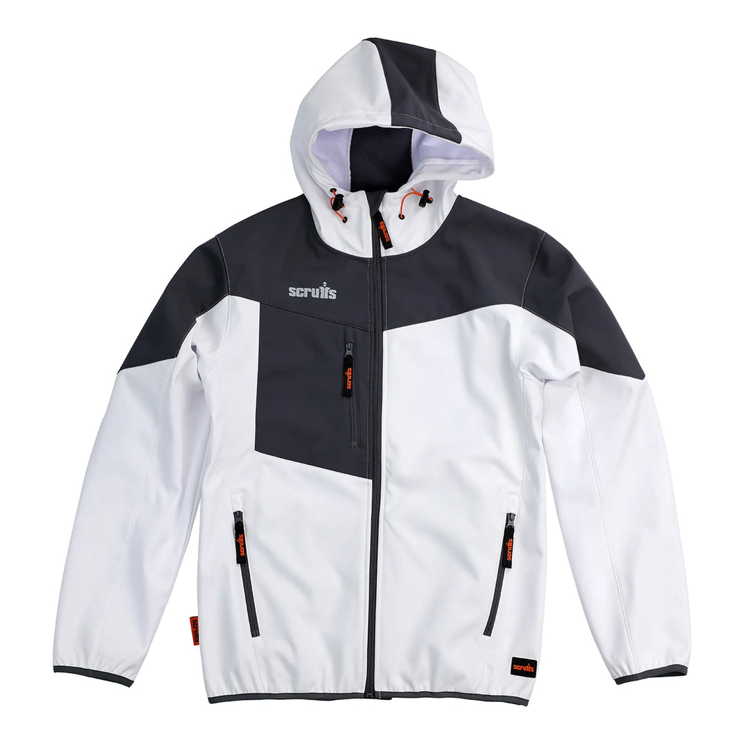 Scruffs Worker Softshell Jacket White/Graphite — Product Detail 11 