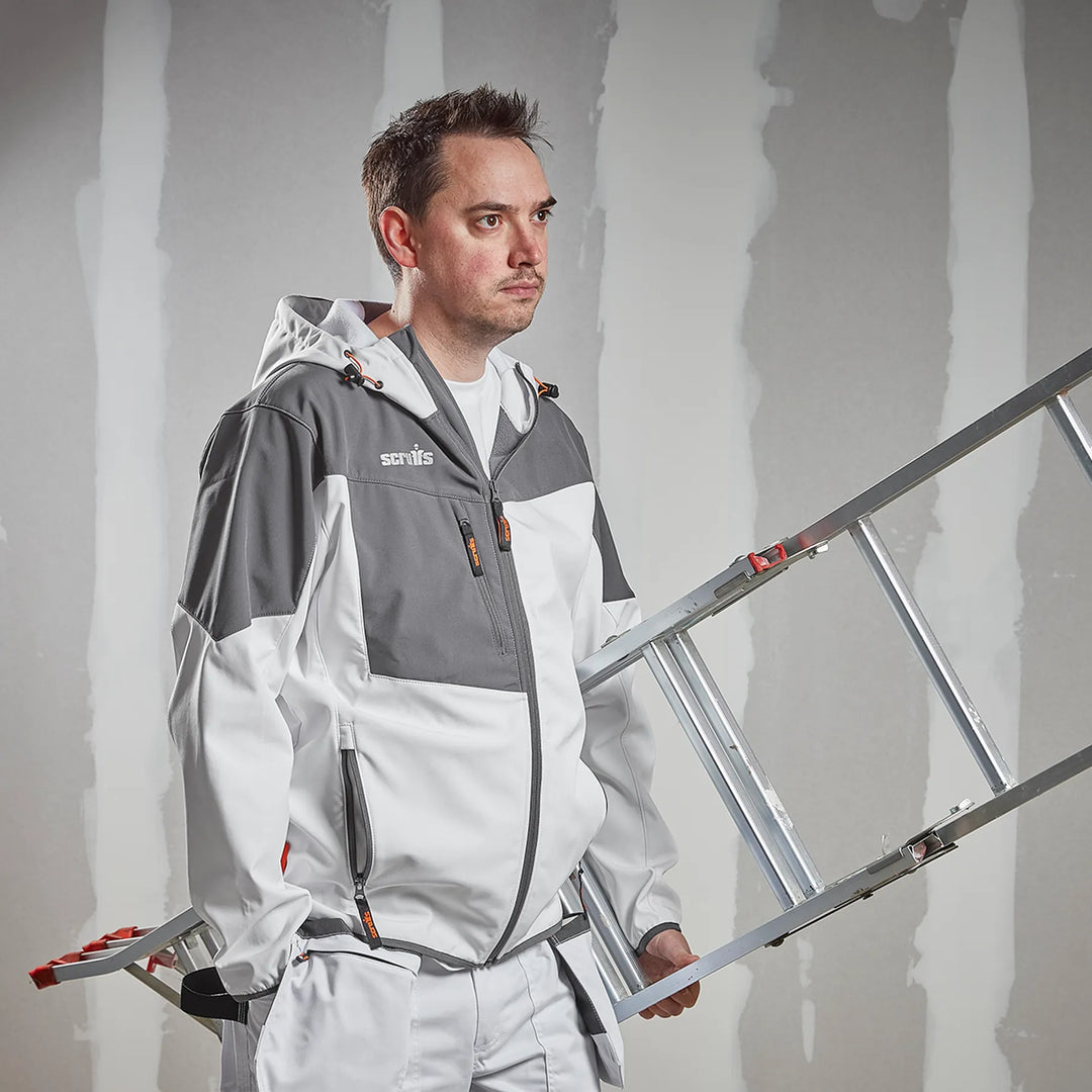 Scruffs Worker Softshell Jacket White/Graphite — Product Detail 16 