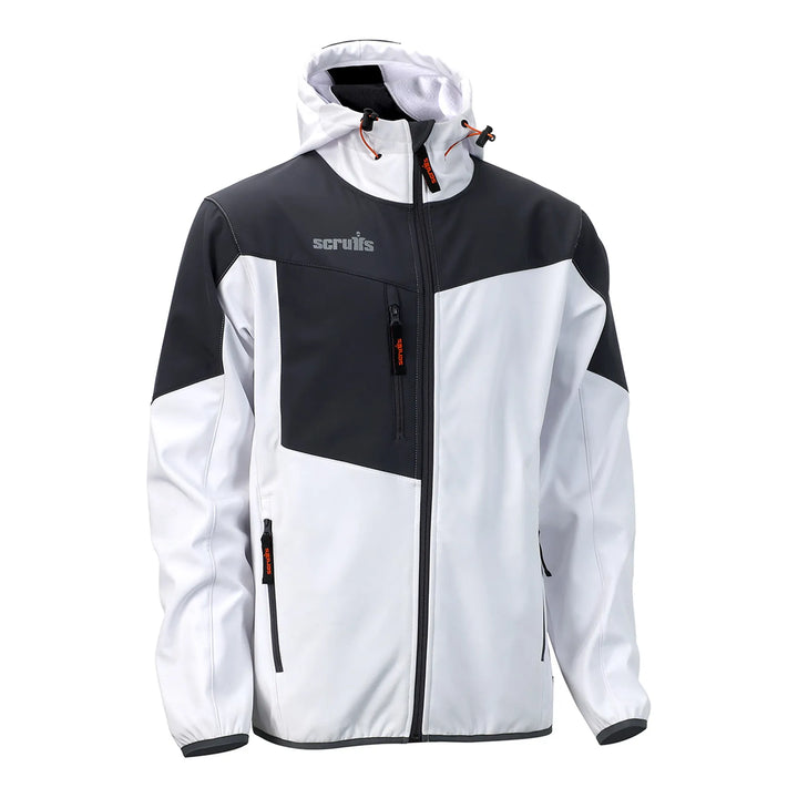 Scruffs Worker Softshell Jacket White/Graphite — Product Detail 17 