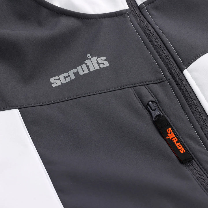 Scruffs Worker Softshell Jacket White/Graphite — Product Detail 18 