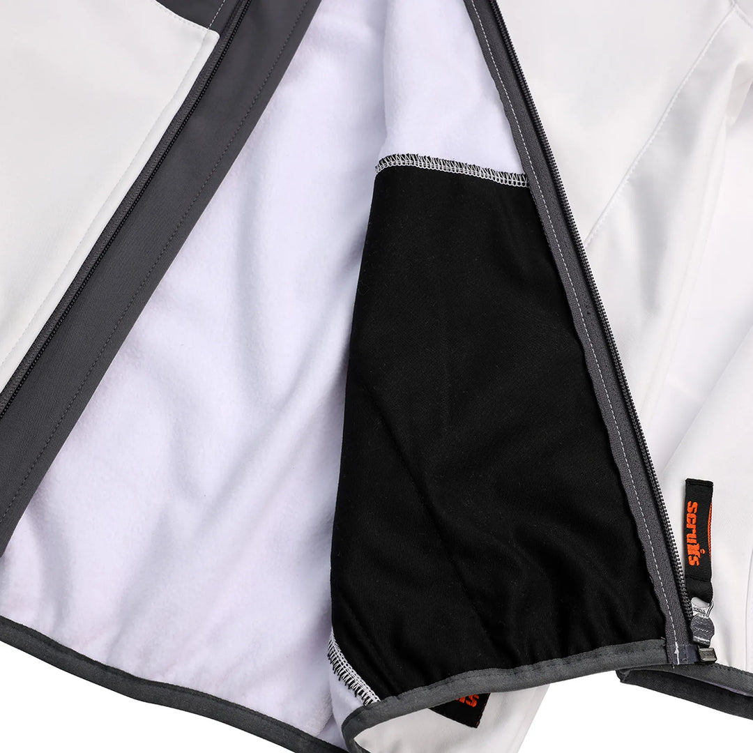 Scruffs Worker Softshell Jacket White/Graphite — Product Detail 20 