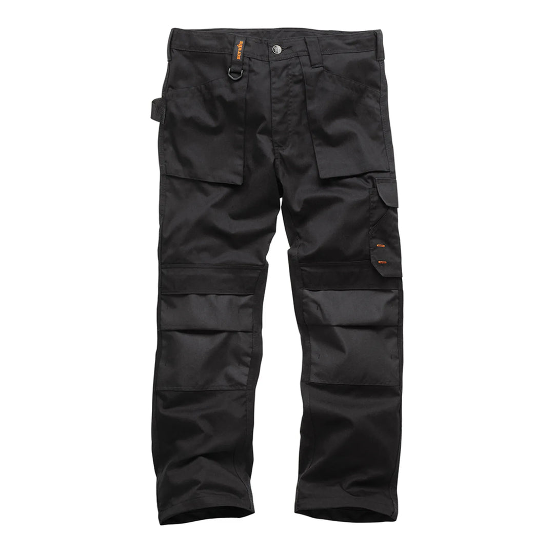 Scruffs Worker Trousers Black — Hero #colour_black