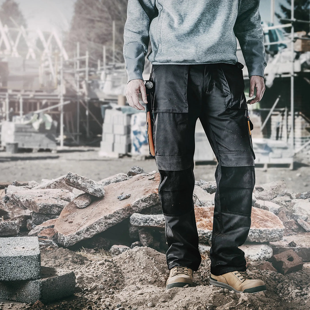 Scruffs Worker Trousers Black — Worn on Site 