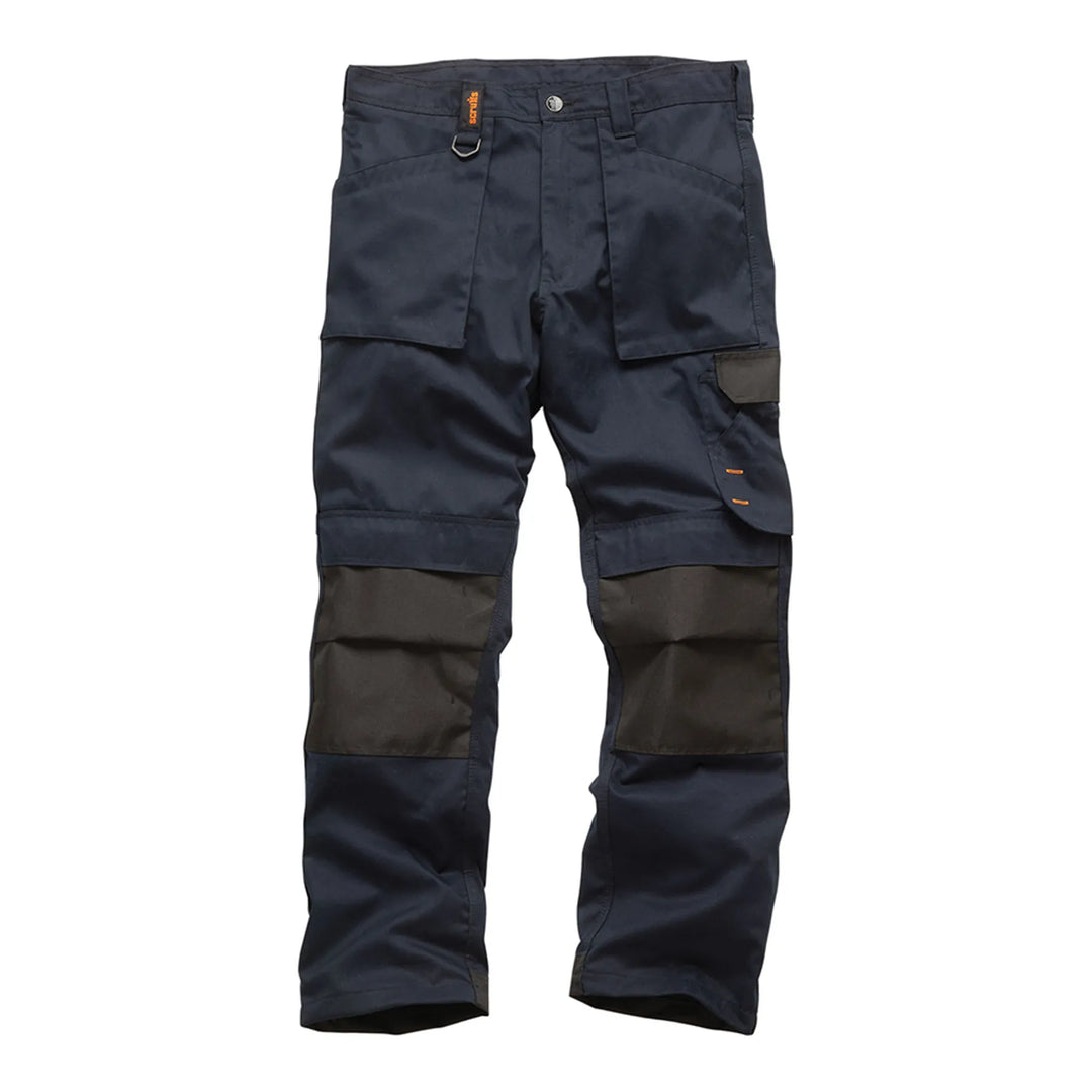 Scruffs Worker Trousers Navy — Hero 