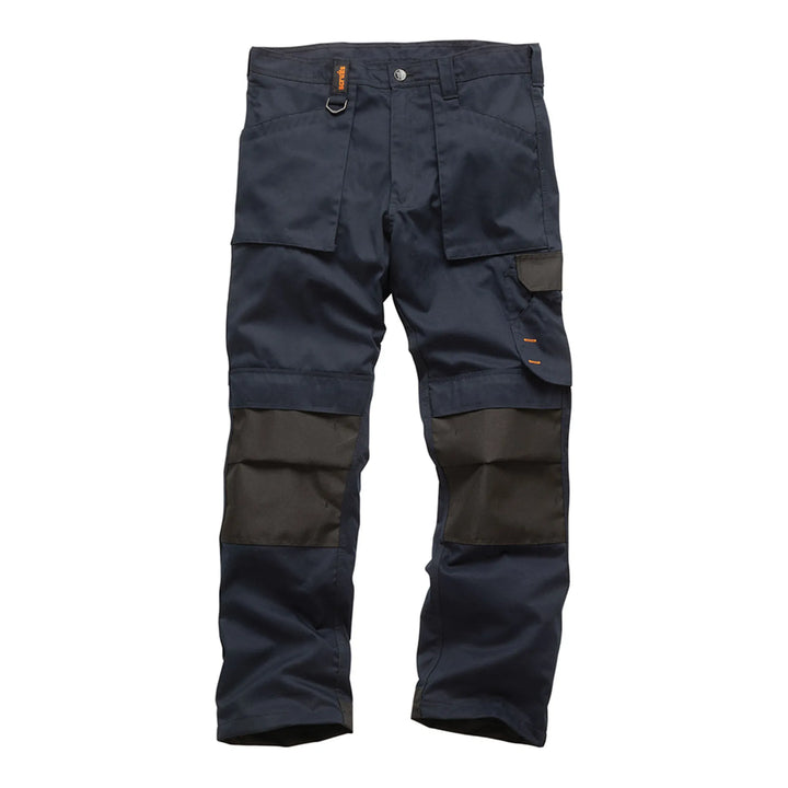 Scruffs Worker Trousers Navy — Hero 