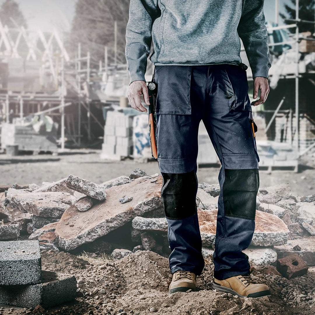 Scruffs Worker Trousers Navy — Worn on Site 