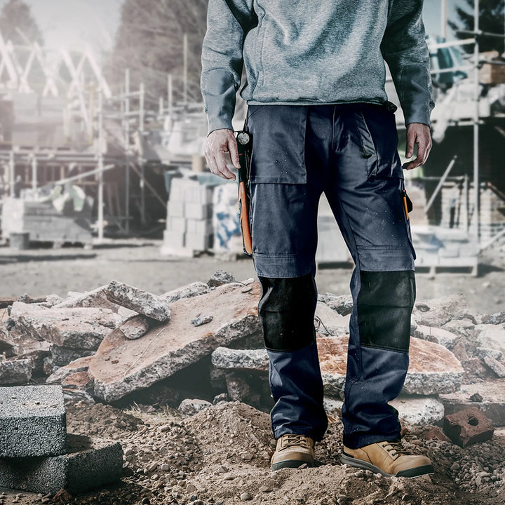 Scruffs Worker Trousers Navy — Worn on Site 