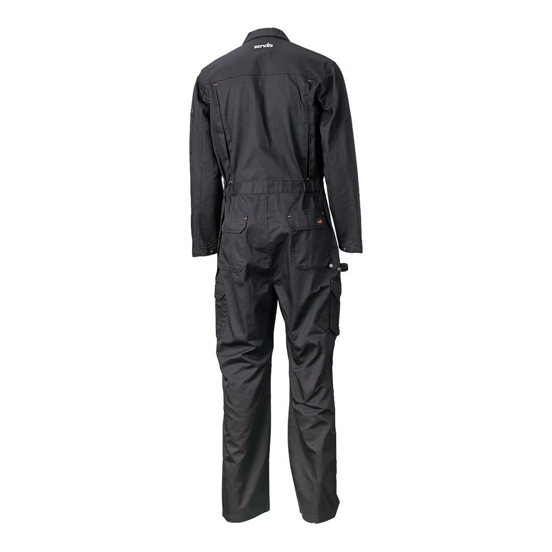 Scruffs Worthing Coverall Black — Back View 