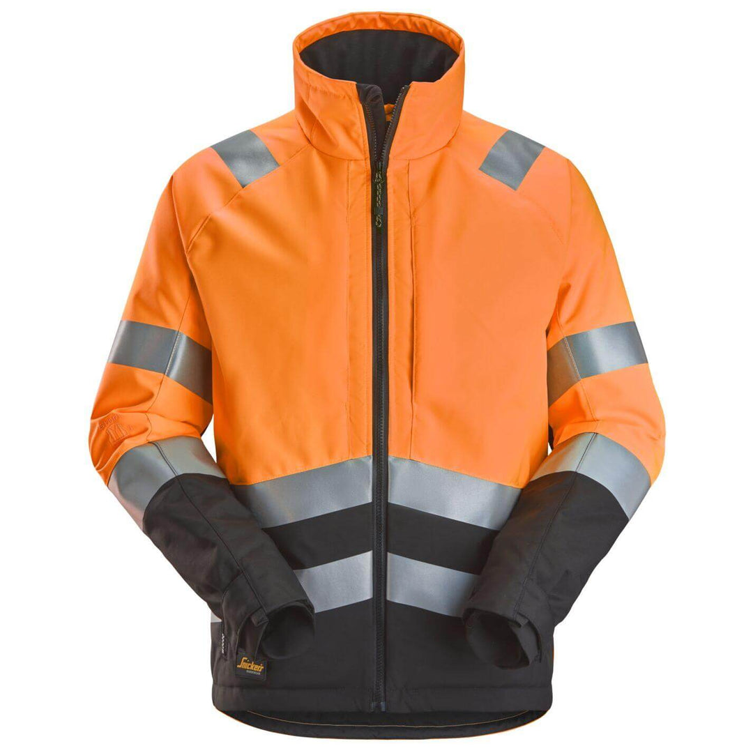 snickers 1153 high vis winter jacket class 2 3 Hi Vis Orange Black Main #colour_hi-vis-orange-black