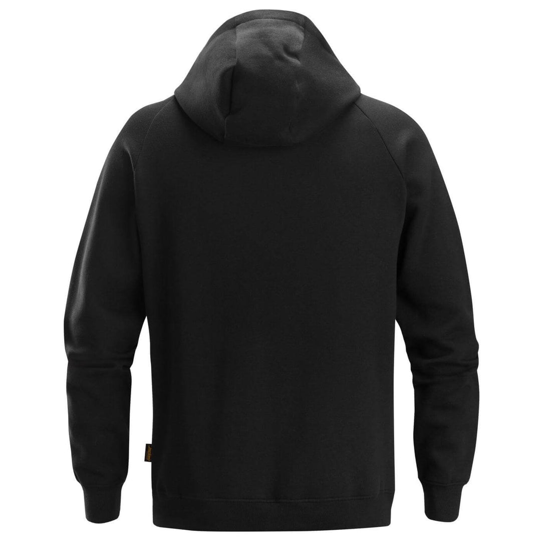 snickers 2896 small logo hoodie Black back #colour_black