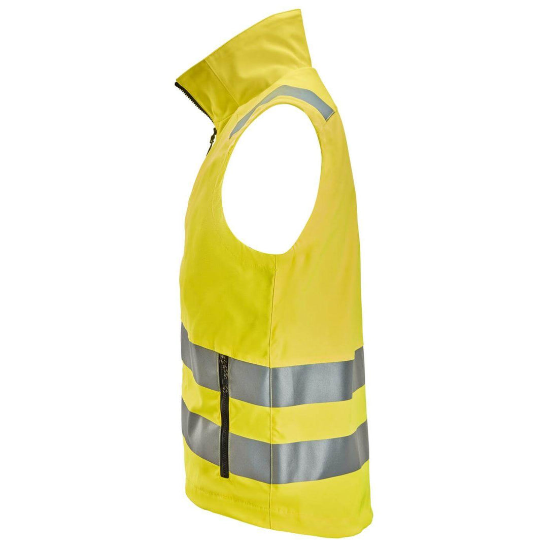 snickers 4534 high vis vest class 1 2 Hi Vis Yellow left #colour_hi-vis-yellow