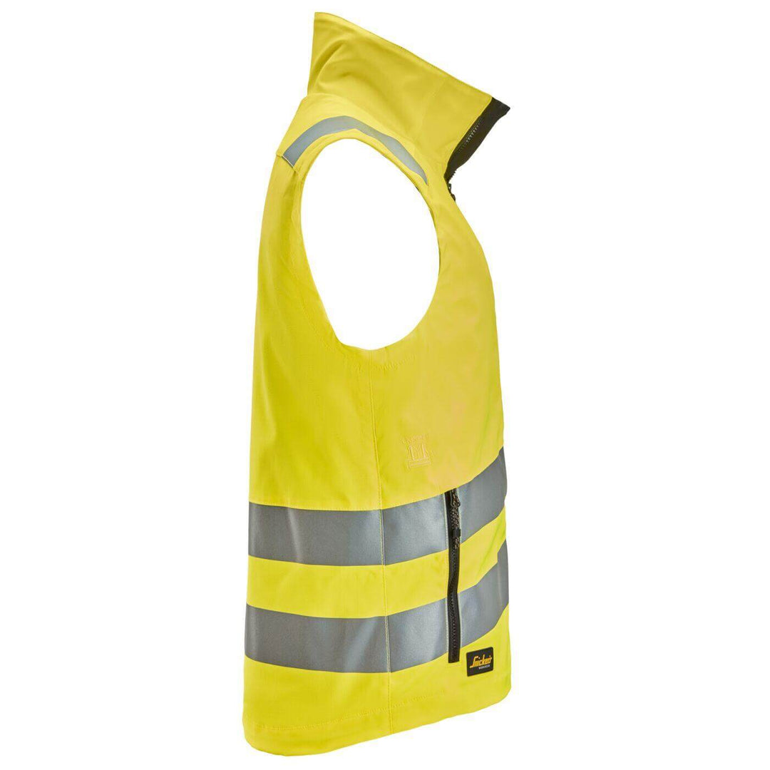snickers 4534 high vis vest class 1 2 Hi Vis Yellow right #colour_hi-vis-yellow