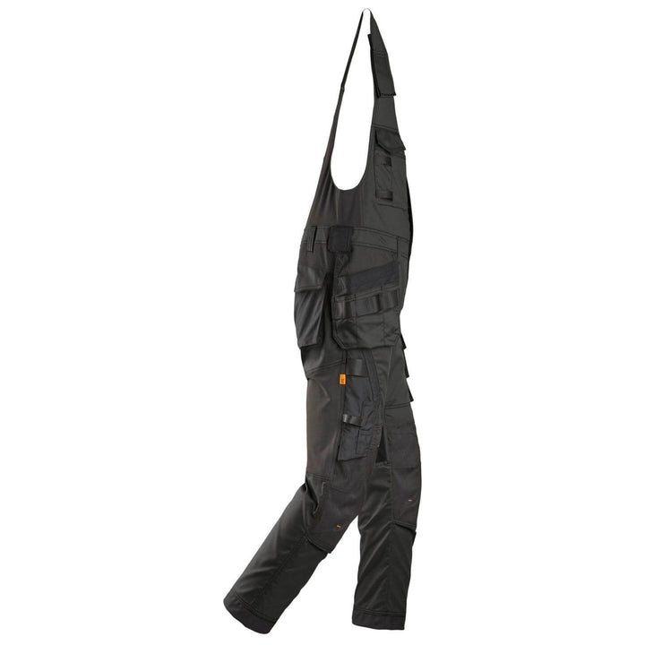 snickers 6012 allroundwork stretch one piece trousers holster pockets Black Black right #colour_black-black