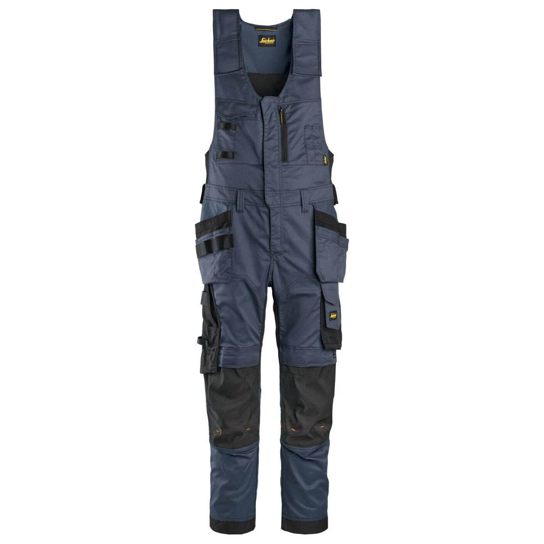 snickers 6012 allroundwork stretch one piece trousers holster pockets Navy Black Main #colour_navy-black