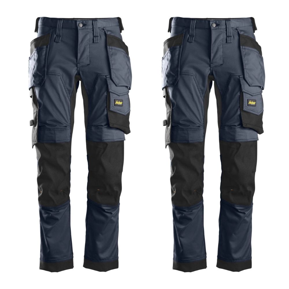 snickers-6241-allroundwork-slim-fit-stretch-trousers-with-holster-pockets-navy-twin-pack-deal 