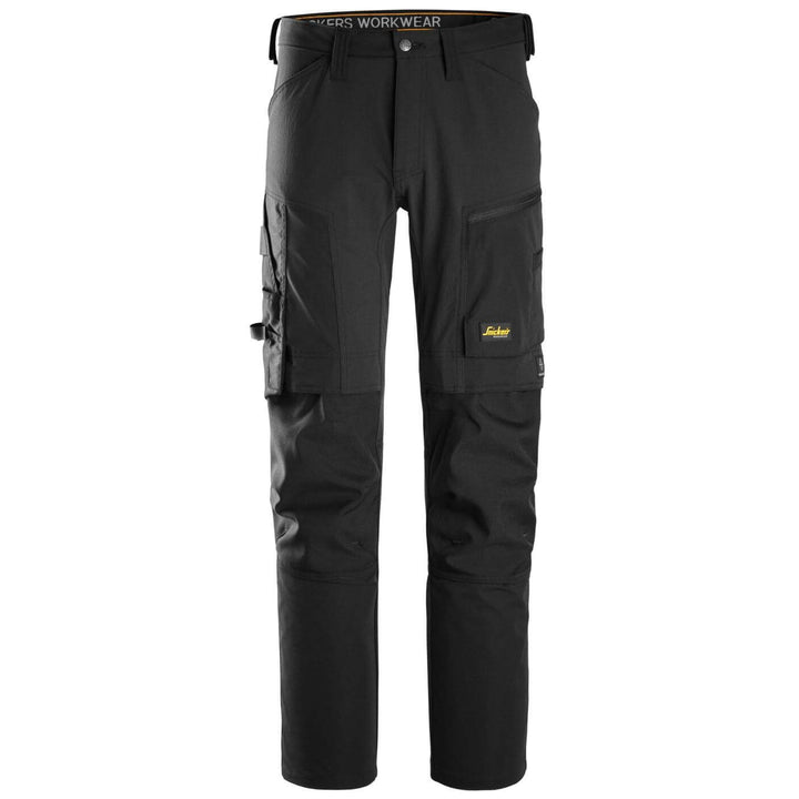 snickers 6318 allroundwork stretch trousers Black Black Main #colour_black-black
