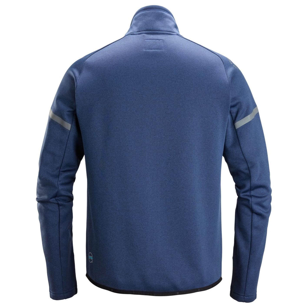 snickers 8051 37 5fleece jacket Deep Blue Navy back #colour_deep-blue-navy