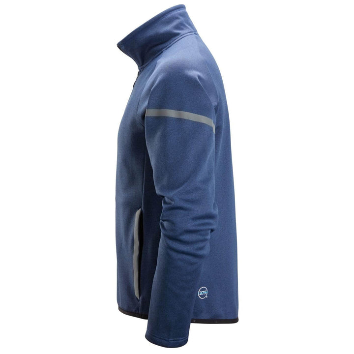 snickers 8051 37 5fleece jacket Deep Blue Navy left #colour_deep-blue-navy