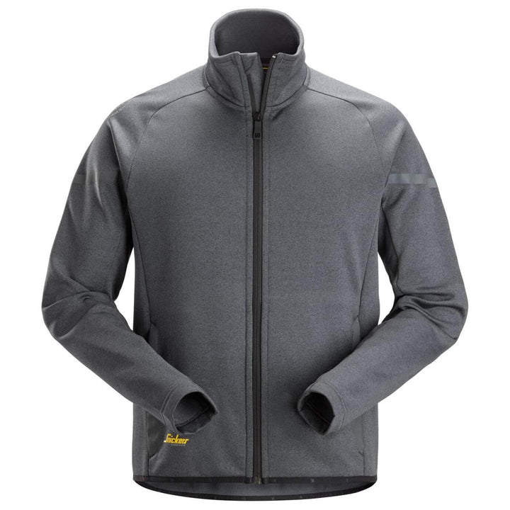 snickers 8051 37 5fleece jacket Steel Grey Black Main #colour_steel-grey-black