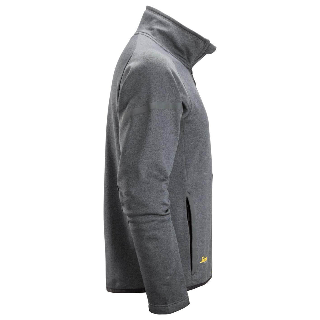snickers 8051 37 5fleece jacket Steel Grey Black right #colour_steel-grey-black