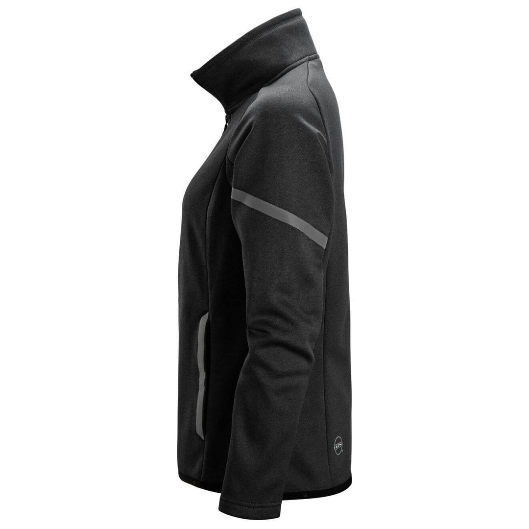 snickers 8071 womens 37 5 fleece jacket Black left #colour_black