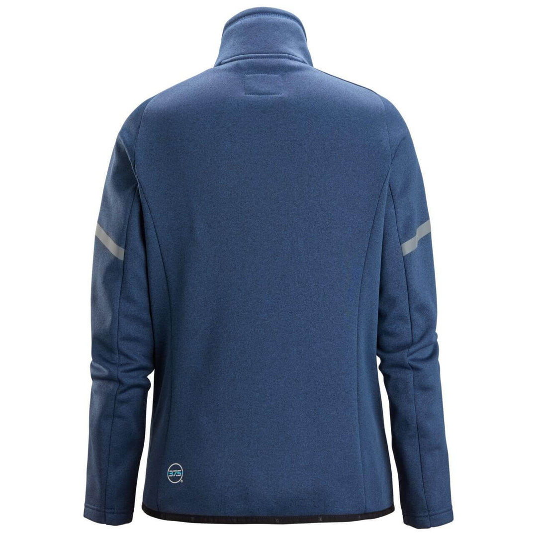 snickers 8071 womens 37 5 fleece jacket Deep Blue Navy back #colour_deep-blue-navy