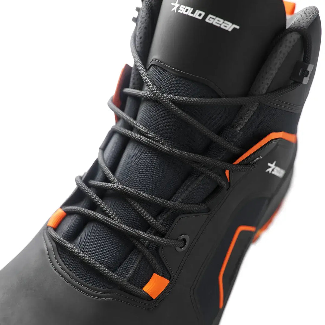solid gear falcon 2 mid SG73004 Black Dark Orange Detail1 Square #colour_black-dark-orange