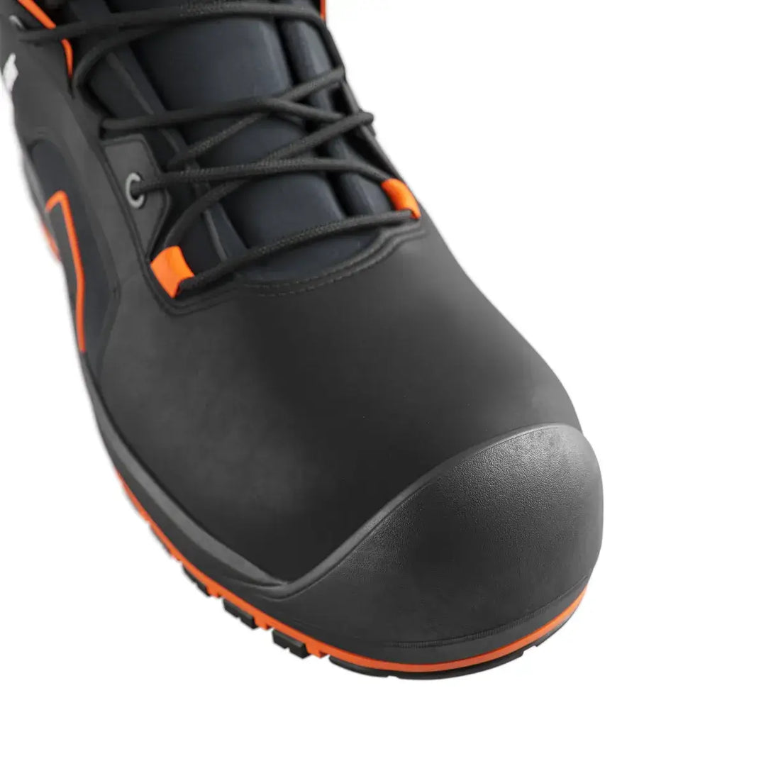 solid gear falcon 2 mid SG73004 Black Dark Orange Detail2 Square #colour_black-dark-orange