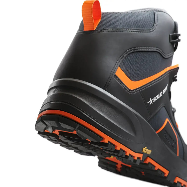 solid gear falcon 2 mid SG73004 Black Dark Orange Detail4 Square #colour_black-dark-orange