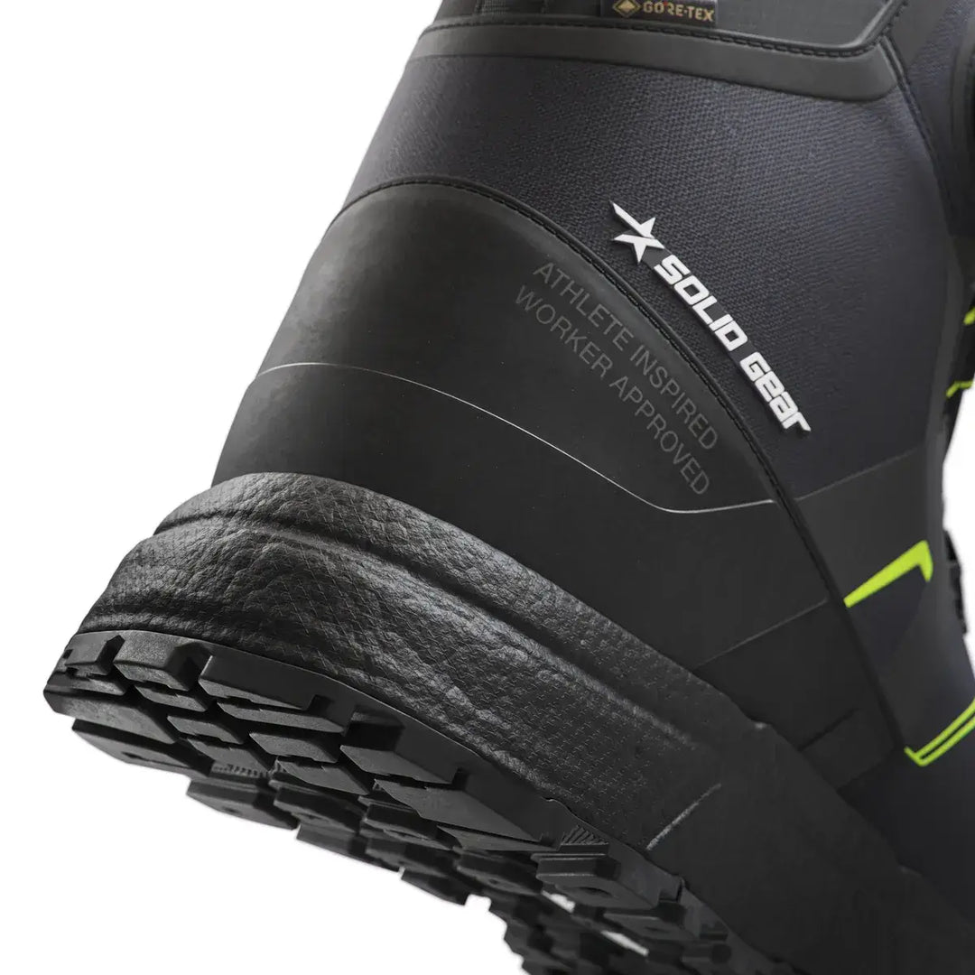 solid gear revolution 2 gtx mid SG76016 Black Dark Green Detail4 Square #colour_black-dark-green