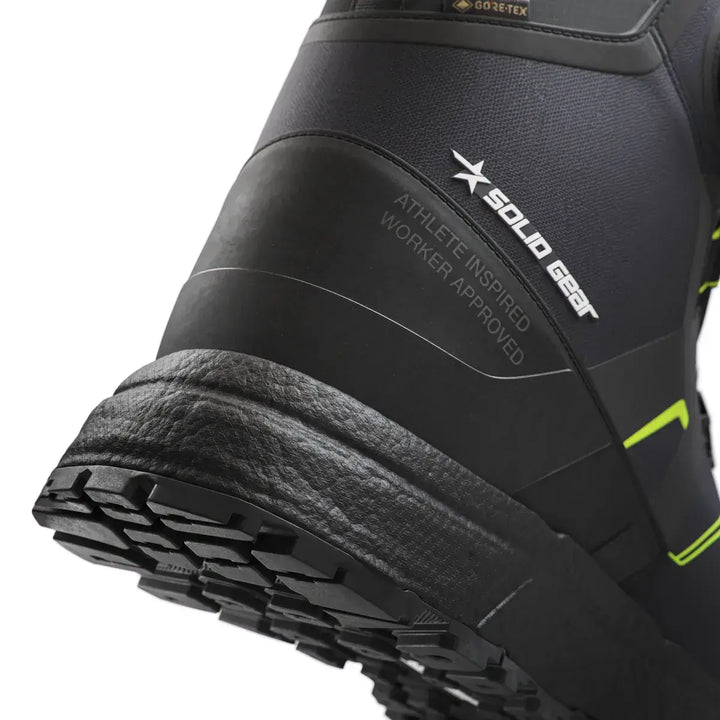 solid gear revolution 2 gtx mid SG76016 Black Dark Green Detail4 Square #colour_black-dark-green