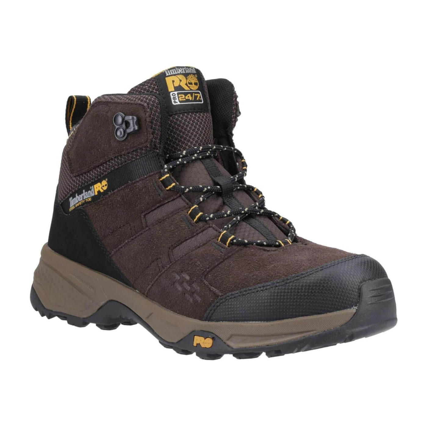 Timberland Pro Switchback LT S1 Steel Toe Safety Boots #Colour_dark-brown
