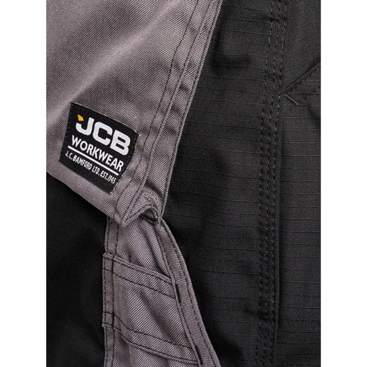 JCB Trade Rip Stop Work Trousers 1 #Colour_Black-grey