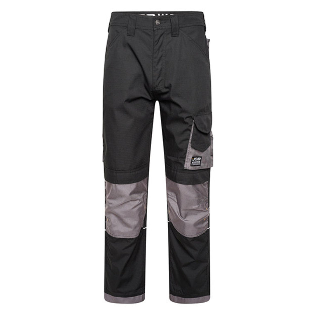 JCB Trade Rip Stop Work Trousers main #Colour_Black-grey