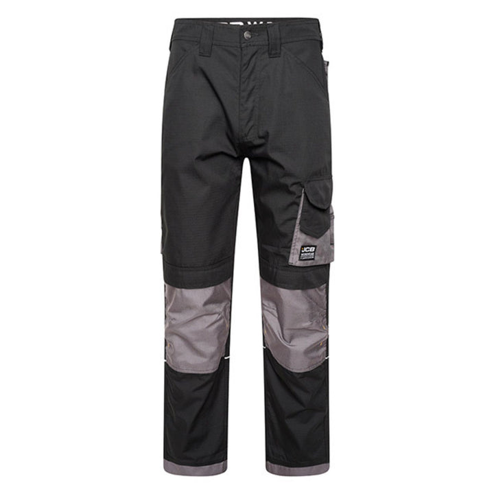 JCB Trade Rip Stop Work Trousers main #Colour_Black-grey