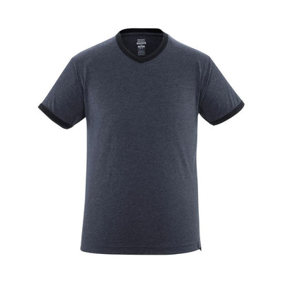 Mascot Algoso T-shirt V-Neck Washed Dark Blue Denim 50415-250-66 Front
