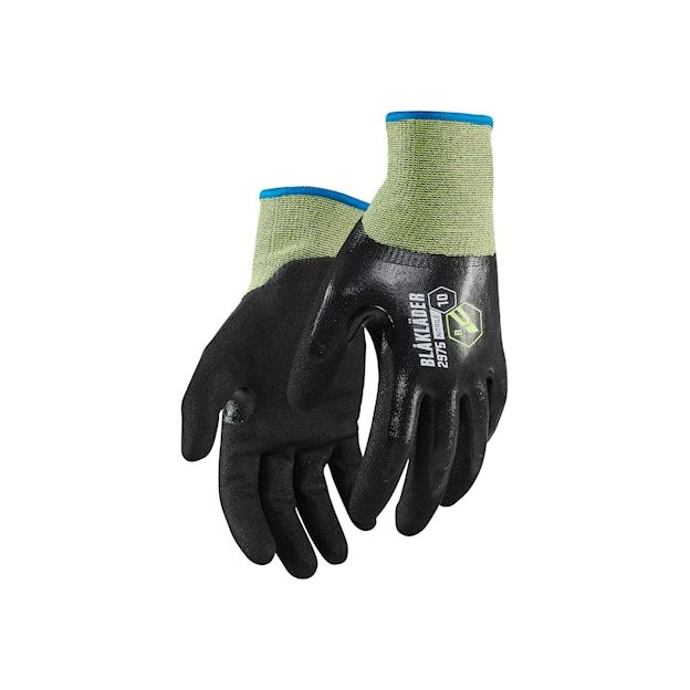 Blaklader 2975 Cut Protection Gloves B Wr, Nitrile Coated (29751476) - Pack of 6
