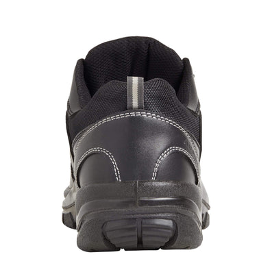 Airside SS705CM Black Metal Free Safety Shoes Black Heel #colour_black