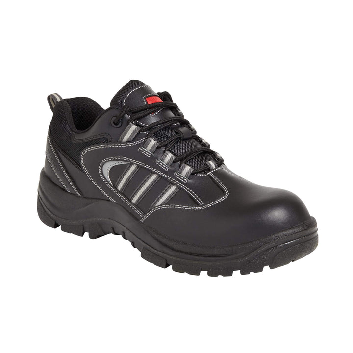 Airside SS705CM Black Metal Free Safety Shoes Black Main #colour_black