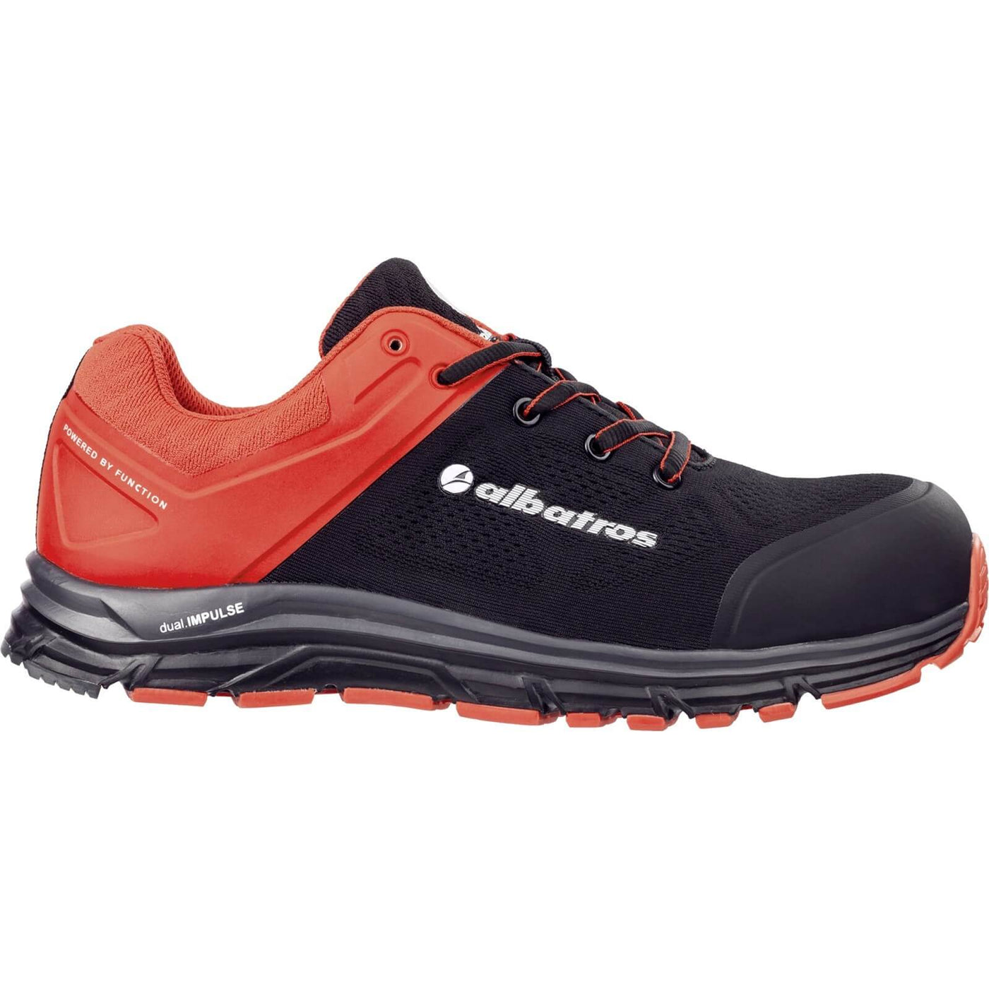 Albatros Lift Impulse Low Safety Trainers Red 3#colour_red