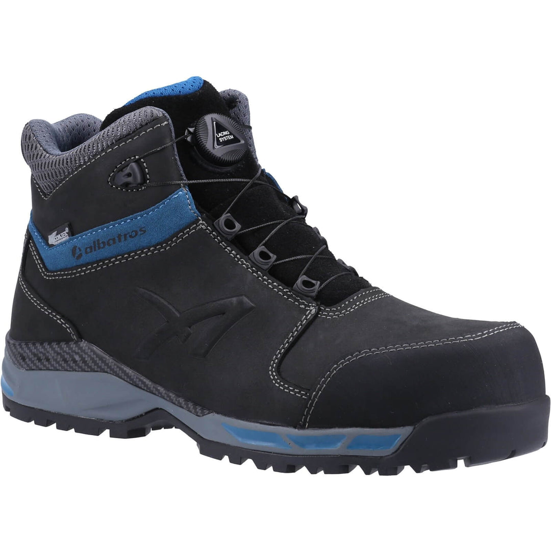 Albatros Tofane CTX Mid S3 Safety Boots Black 1#colour_black