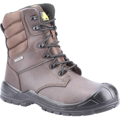 Amblers 240 Safety Boots Brown 1#colour_brown