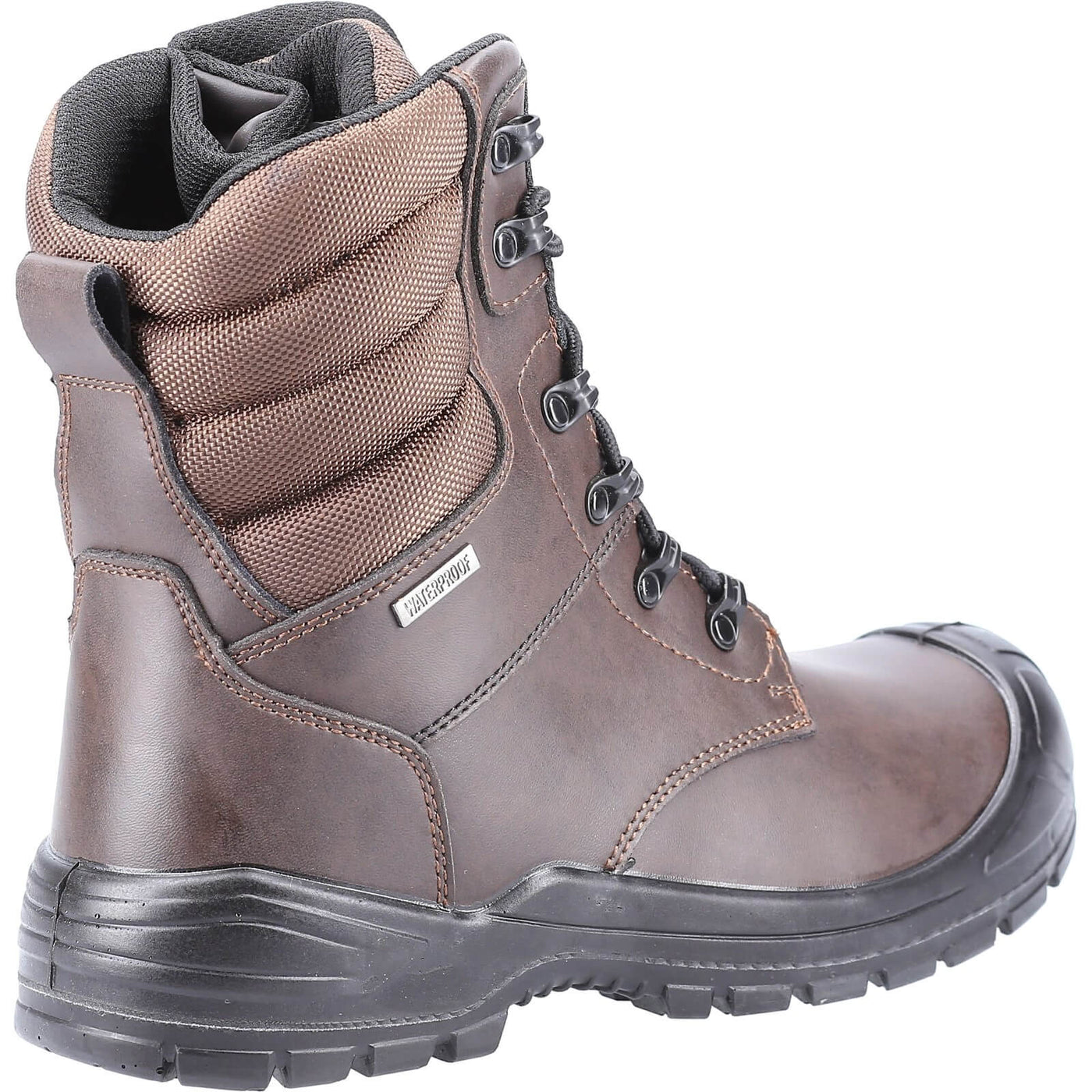 Amblers 240 Safety Boots Brown 2#colour_brown