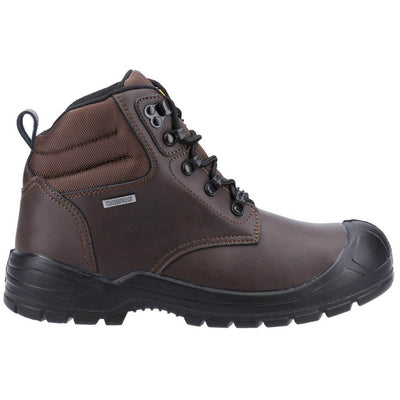 Amblers 241 Safety Boots Brown 4#colour_brown
