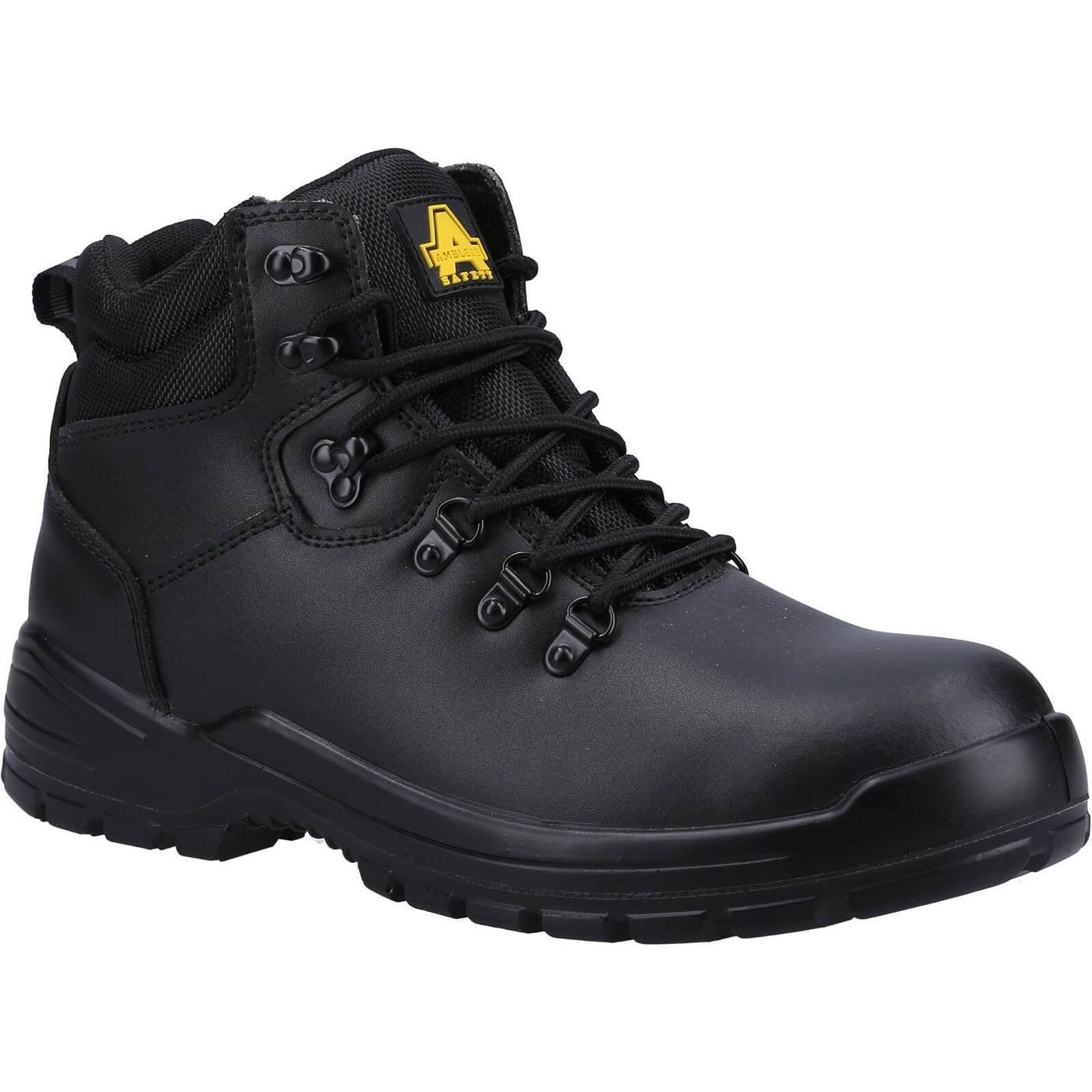 Amblers 258 Safety Boots Black 1#colour_black
