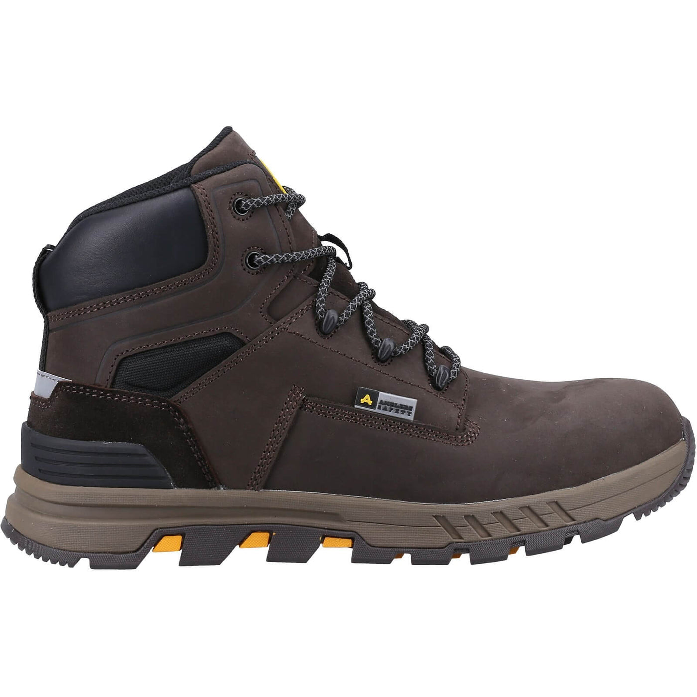 Amblers 261 Crane Safety Boots Brown 4#colour_brown